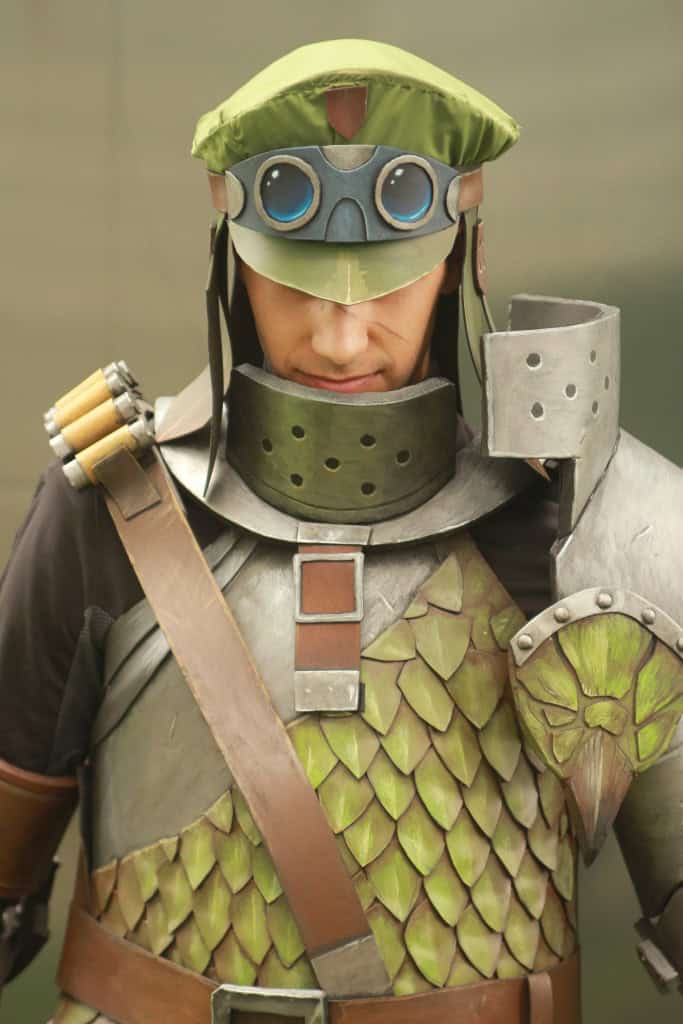 Perfiles: Cazador con armadura de Rathian por FonteArt Cosplay