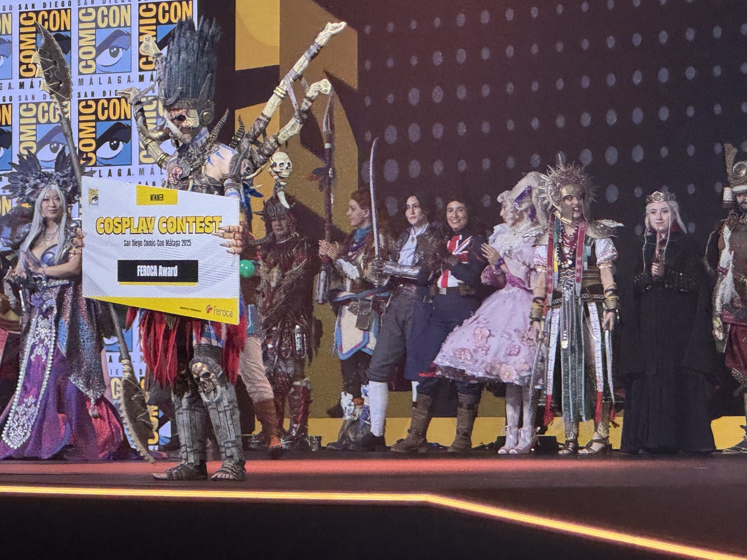 Premio Feroca en el concurso de cosplay de la San Diego Comic-Con Málaga 2025