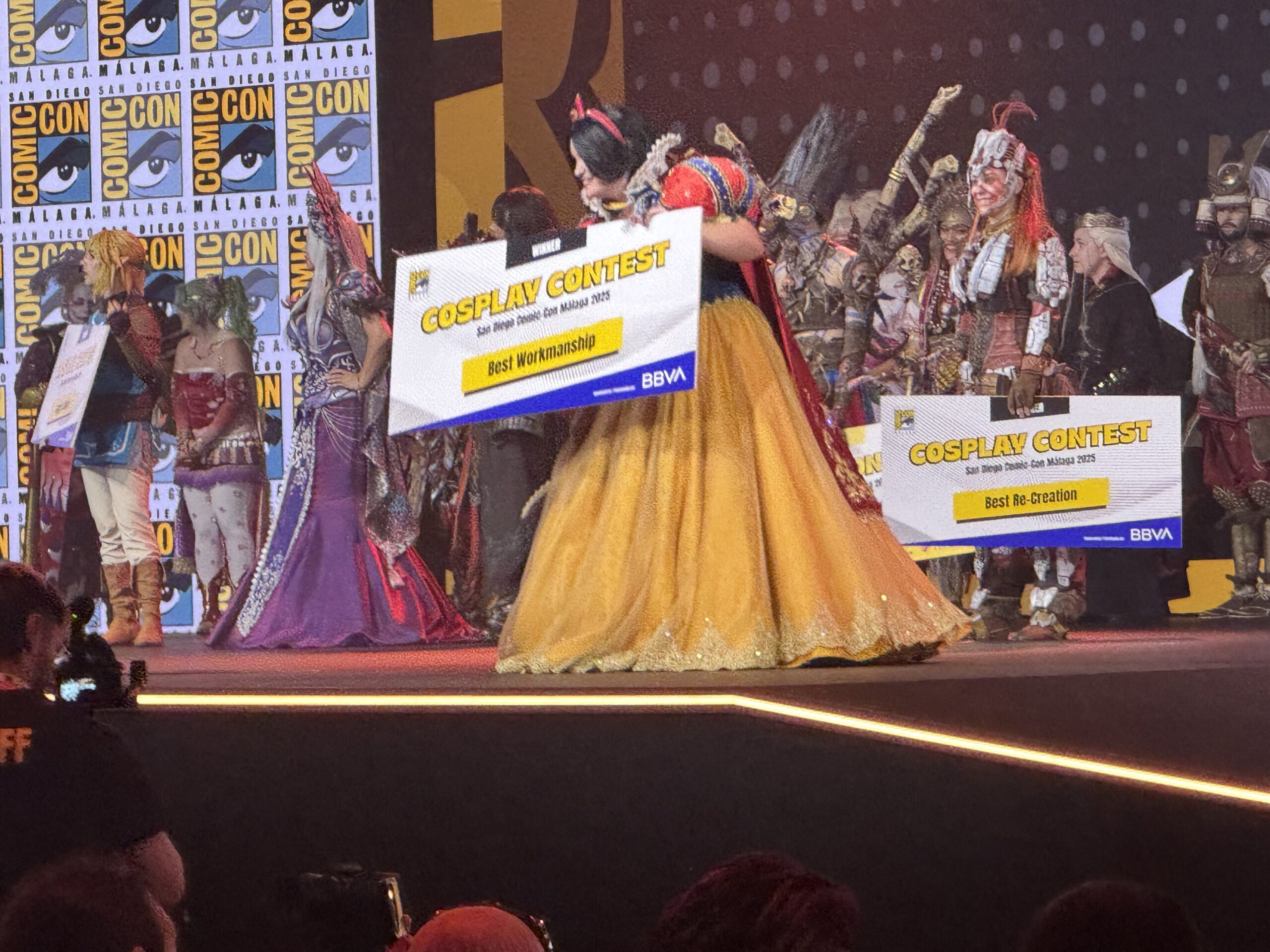 Premio Best Workmanship en el concurso de cosplay de la San Diego Comic-Con Málaga 2025