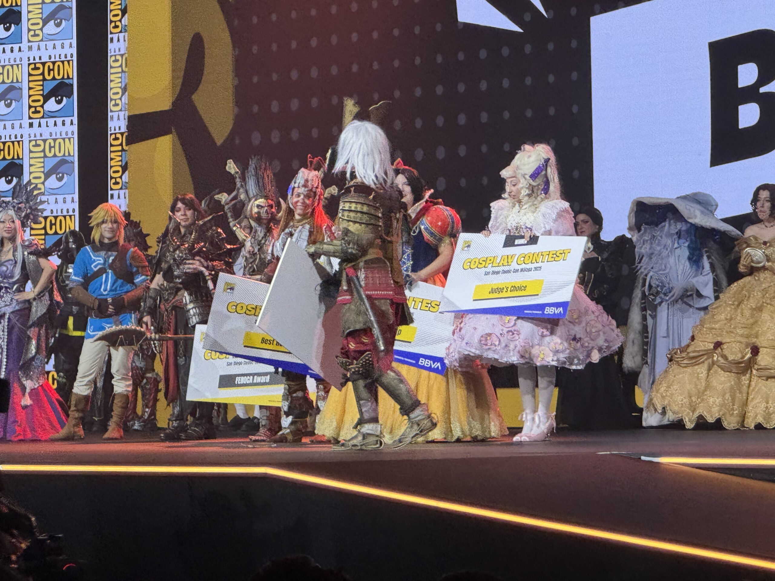 Premio Best Re-Creation en el concurso de cosplay de la San Diego Comic-Con Málaga 2025