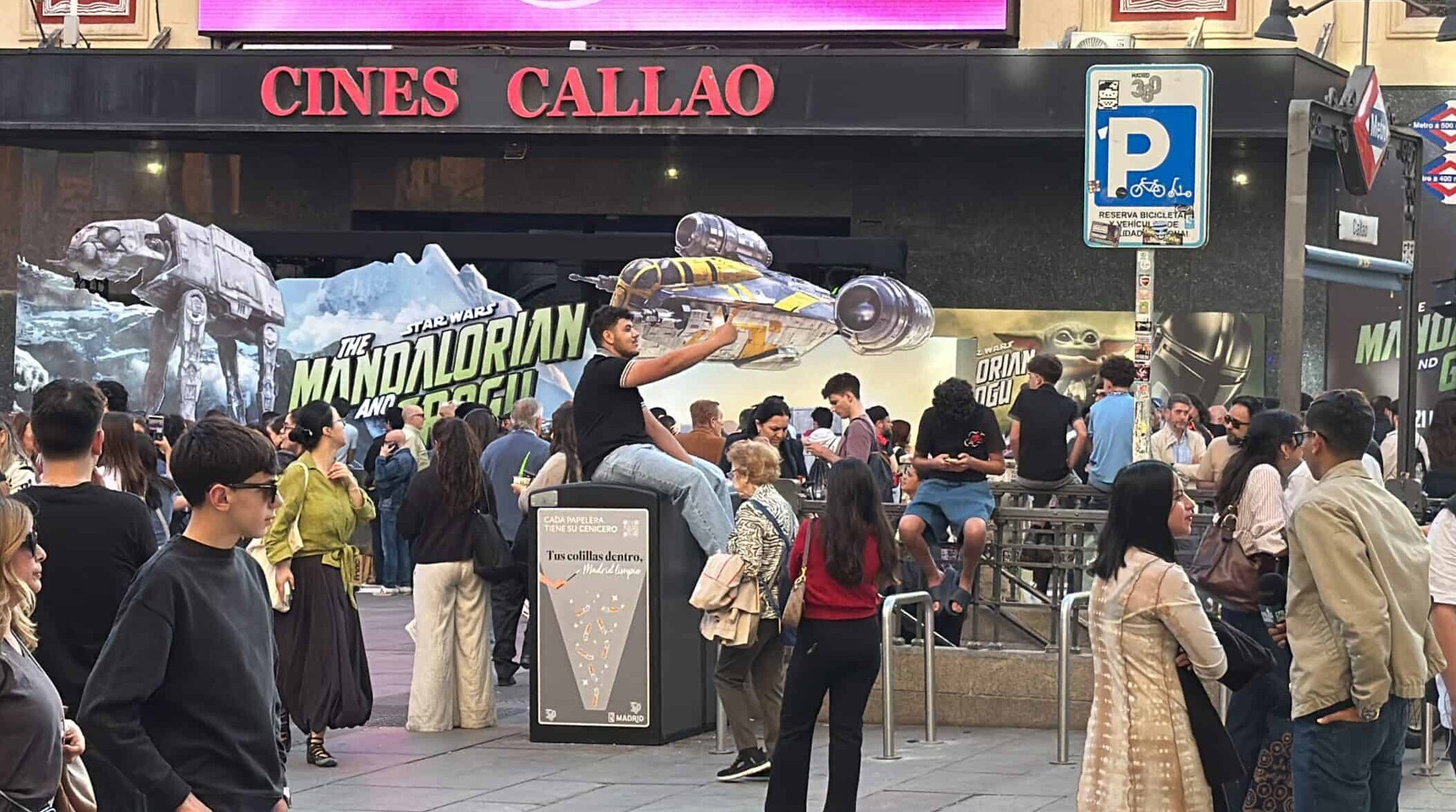 Fan event de The Mandalorian and Grogu en los Cines Callao en Madrid