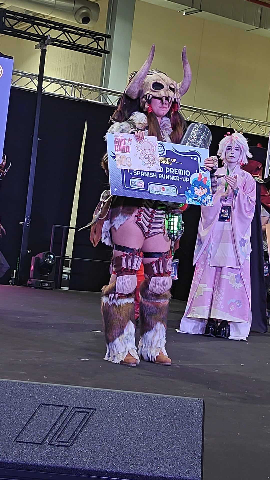 Segundo premio cosplay preliminar Tournament of Champions en Japan Weekend Valencia 2026