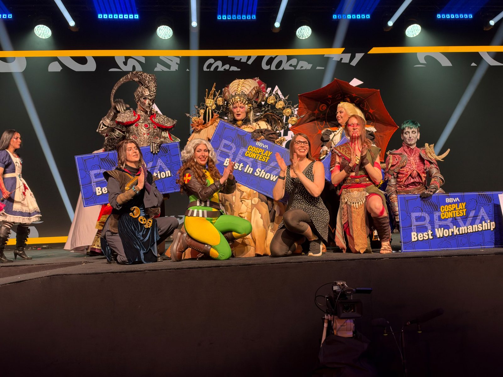 Ganadores y jurado en el BBVA Cosplay Contest de San Diego Comic-Con Málaga 2026