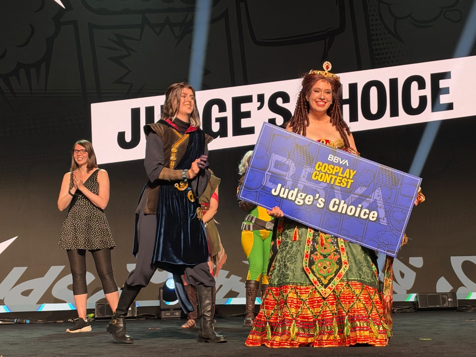 Mashi con su cosplay de Christine Daaé de El fantasma de la ópera, Jury Choice en el BBVA Cosplay Contest de San Diego Comic-Con Málaga 2026