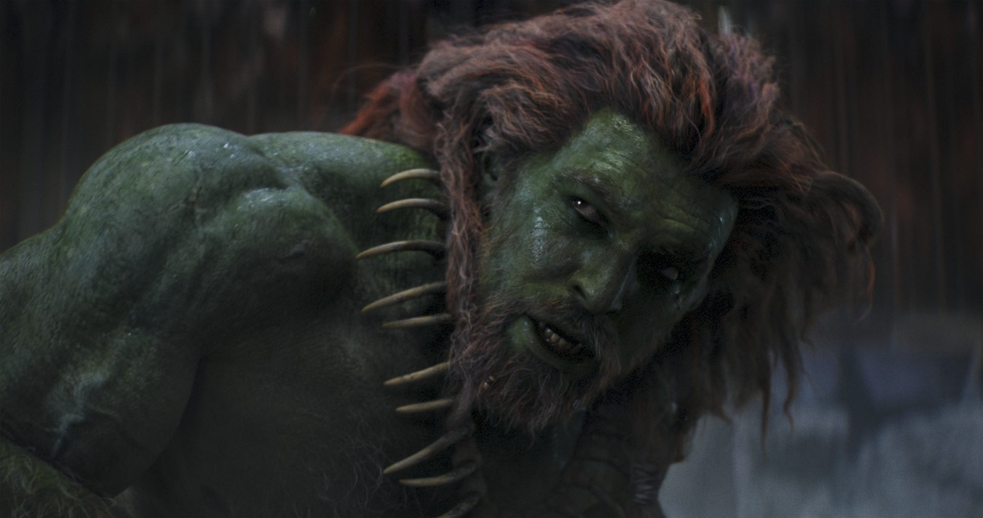 Blanka con su piel verde y melena naranja en Street Fighter
